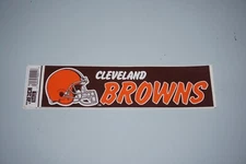 Vintage Trench Cleveland Browns 3" x 10.75" NFL Bumper Sticker
