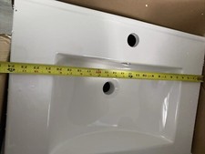 Fresca White Integrated Sink 24”x18 1/2