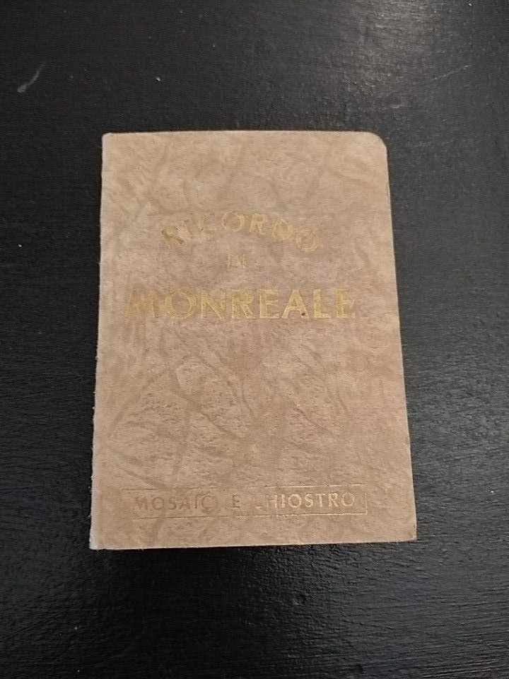 Libretto Ricordo di Monreale Mosaici e Chiostri 20 Vedute SCV4