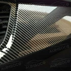 Carbon Fiber Vinyl Film Car Interior Wrap Stickers Auto Parts Accessories Black