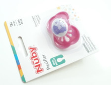 NEW Nuby Classic Oval Pacifier Poodle BPA Free Large 12M 