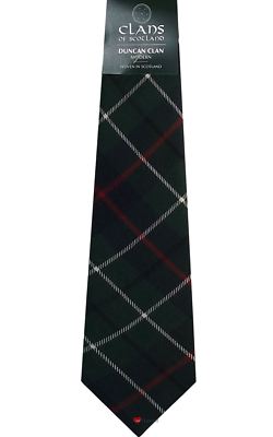 Duncan Clan 100 % Wolle schottische Herren Schottenkrawatte