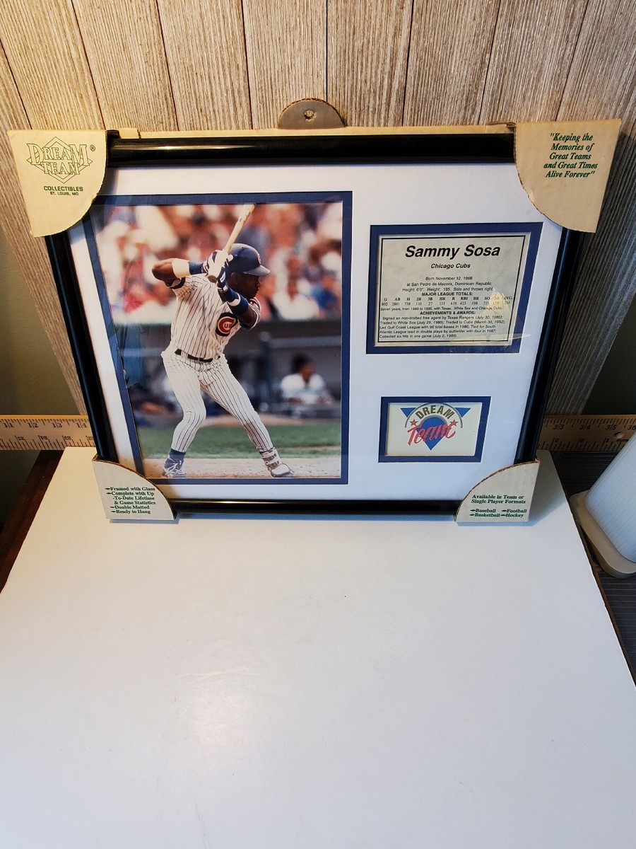 Dream Team Collectibles Baseball Chicago Cubs SAMMY SOSA 15&quot; x 12 