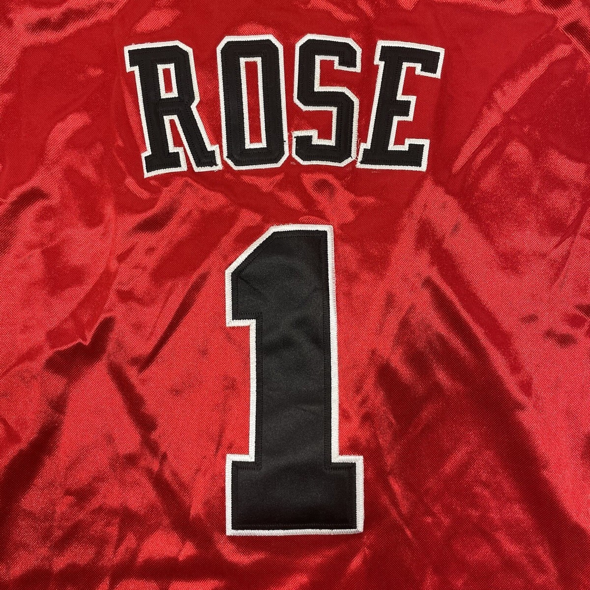 Derrick Rose Chicago Bulls Jersey 20th Anniversary 1st