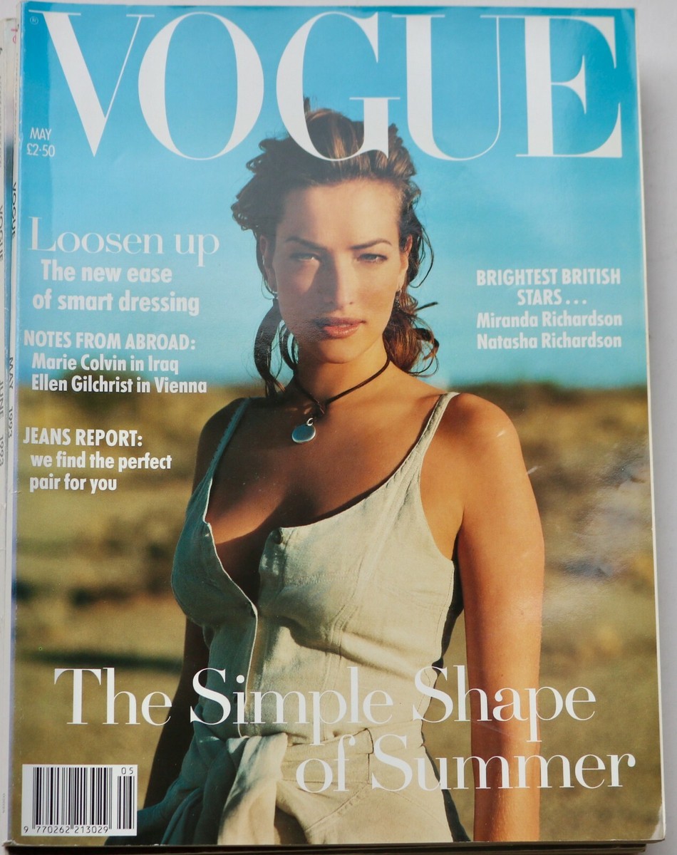 1993 May VOGUE 90s vintage fashion magazine Serge Lutens Corinne