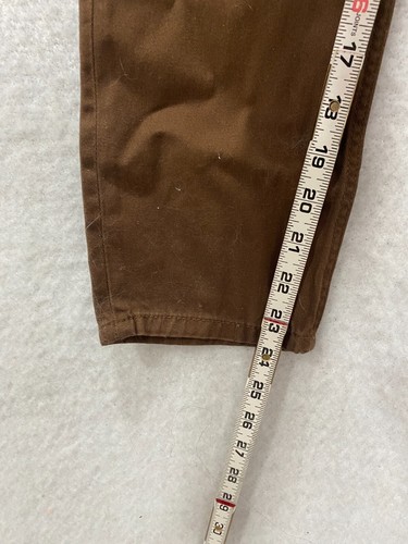 H&M Pants Girls Youth 11-12 Y Brown Mid Rise Straight Leg Pockets Belt Loops - Picture 9 of 9