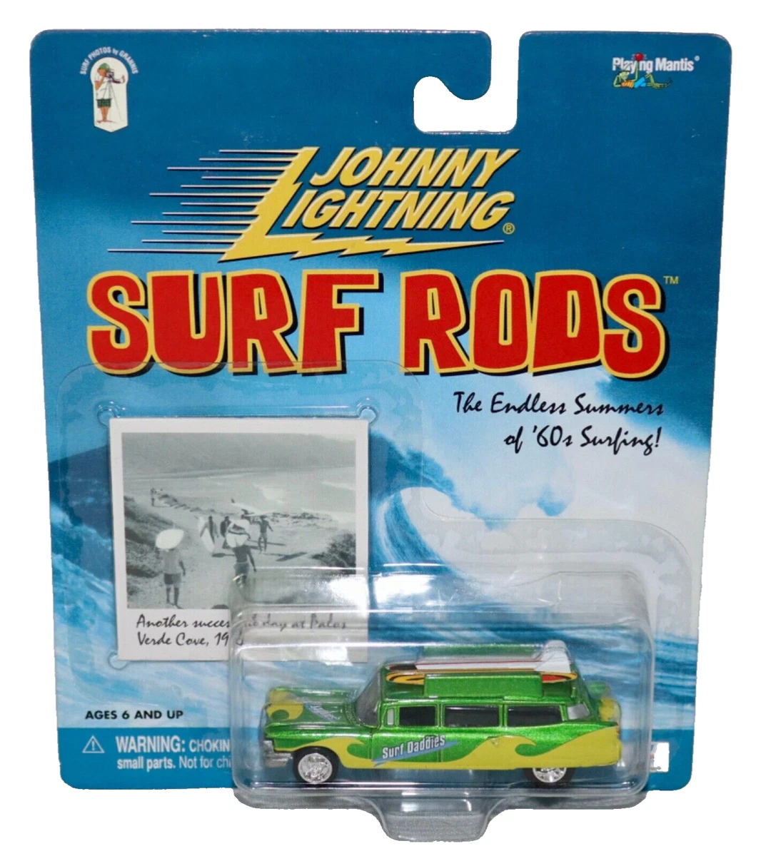 Johnny Lightning Surf Rods 6台セット　レア 2000 Johnny Lightning SURF RODS Hermosa Beach Bums 1950 Ford White