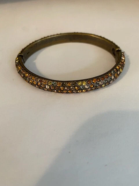 Pulsera Joan Rivers Pave Ovalada Cristal Bronce. Foto 2 de 3