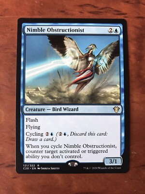 Nimble Obstructionist MTG Magic the Gathering Card NM Mint Commander 2020 C20