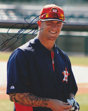 Brandon Barnes Autographed 8x10 Houston Astros Free Shipping F974