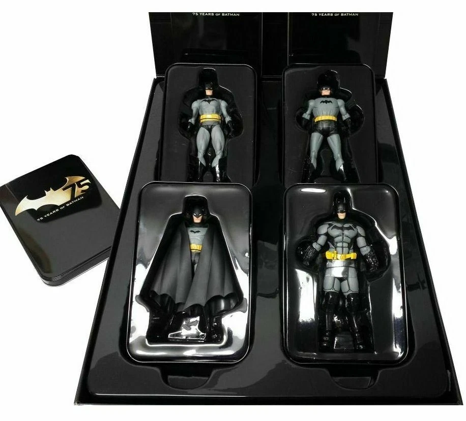 DC Comics Batman: 4-Pack Metal Caja Set 1 Action Figures 75th Anniversary 2015 - Imagen 2 de 2