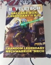 BATTLETECH Mercenaries Kickstarter LEGENDARY II III SALVAGE BOX NIB Catalyst