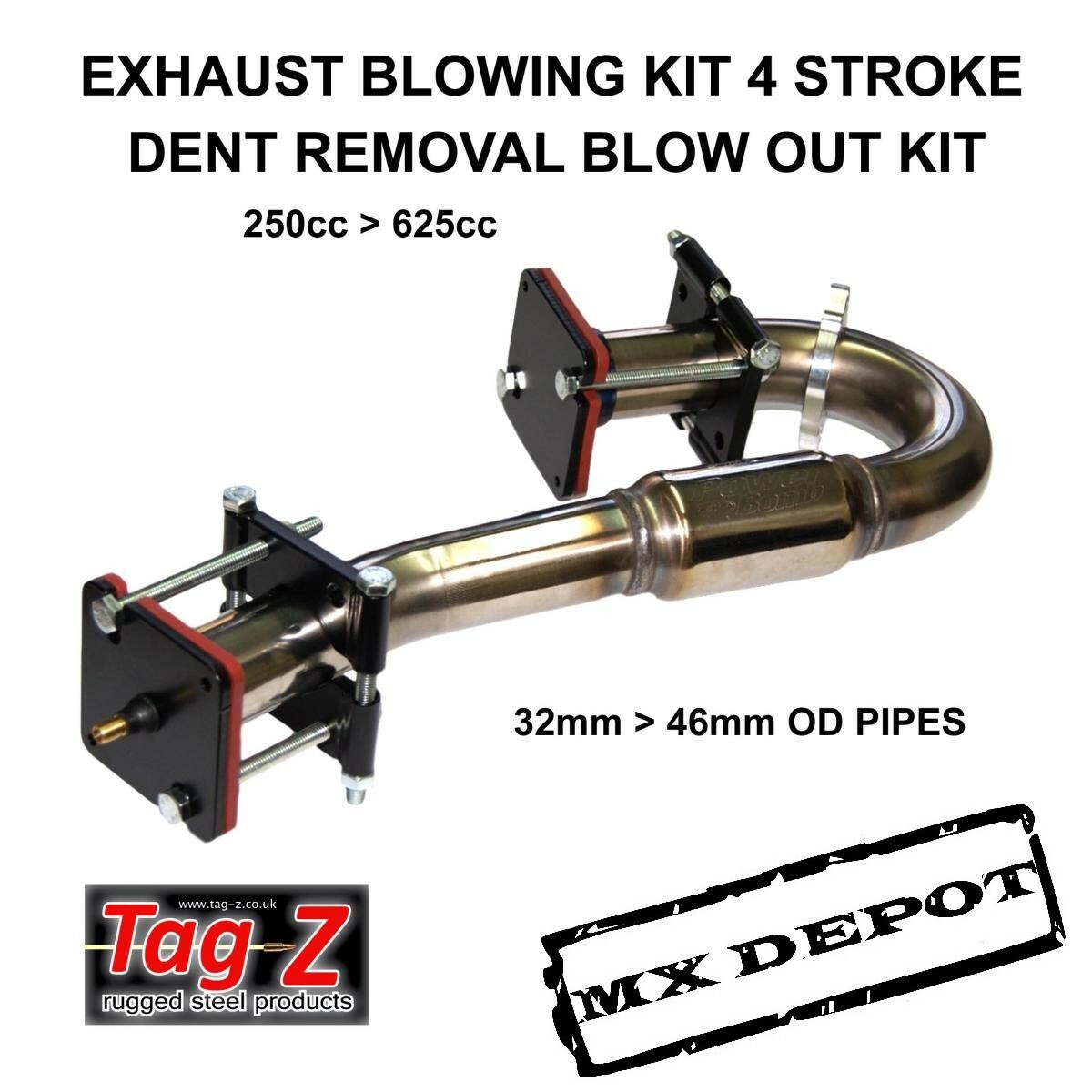 EXHAUST PIPE DENT BLOW OUT KIT FOR ALL 4 STROKE MOTOCROSS ENDURO
