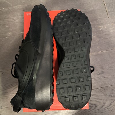 NEW Nike Waffle Debut Mens 11.5 Triple Black DH9522-002 Athletic