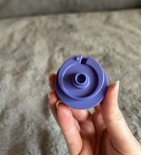 Purple Cog round brick LEGO DUPLO spare part piece from the LITTLE ROBOTS set