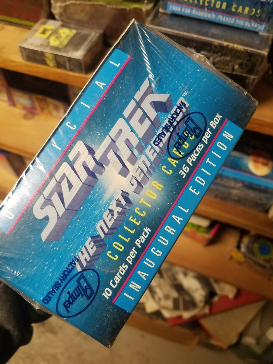 1992 star trek the next generation SEALED FACTORY BOX COLLECTOR