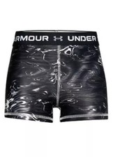    Under Armour Big Girls Heatgear Novelty Print Shorts YLG Polyester Blend A6