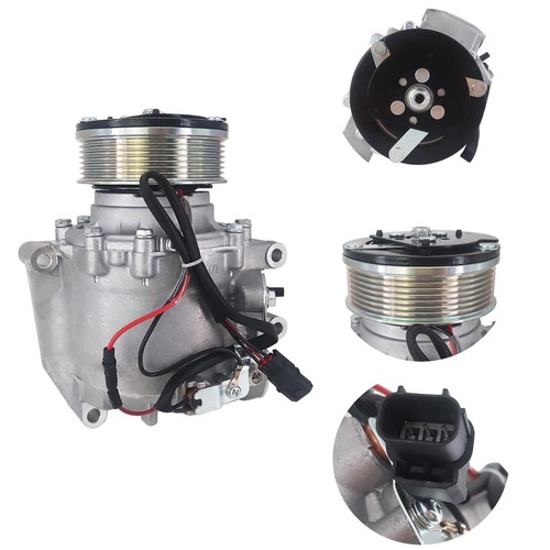 AC Compressor w/Clutch Compatible with for 2006-2011 Honda Civic 1.8L with Be... - Picture 2 of 6