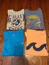 Lot 4 Boys Kids Gap Small Graphic  Quick Dry T-shirts, GUC