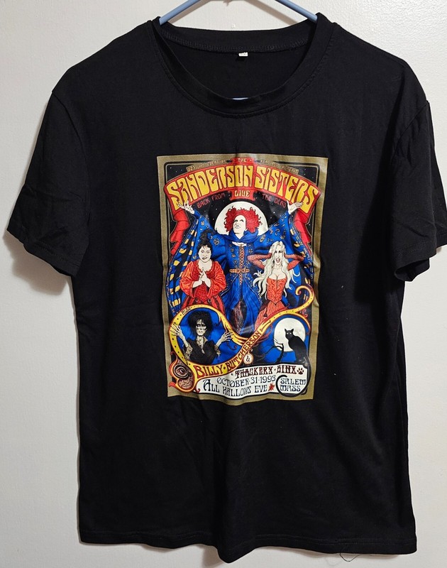 Hocus Pocus Sanderson Sisters Halloween T-shirt, Junior, Medium