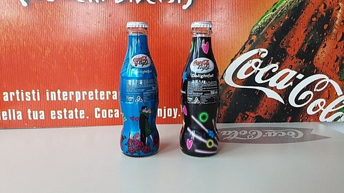 Lotto 2 Bottiglie Coca Cola Light 200ml da Collezione. - Bild 4 von 6