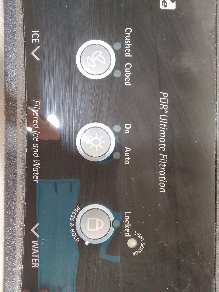 Tablero de control dispensador de refrigerador Kenmore: 2318454B Foto 3 de 4