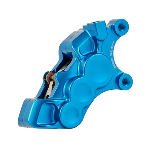 rinrin　a④E① AN 6-Piston Fr Right Brake Caliper 11.8in Blue Night Train 06-09