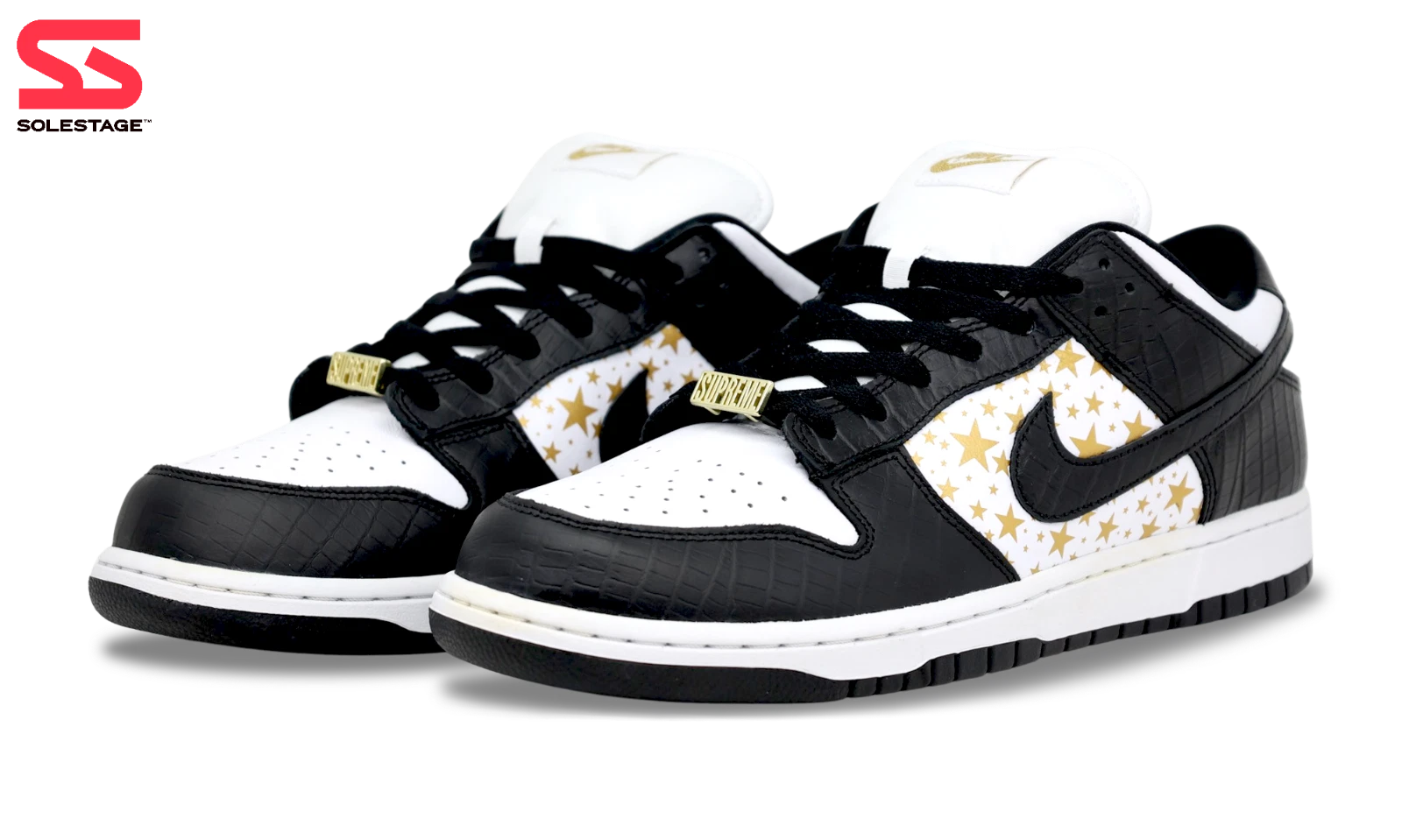 Nike SB Dunk Low x Supreme Stars noir (DH3228 102) homme taille 10,5