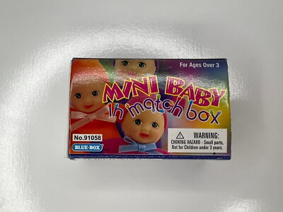 Vintage Blue Box Mini Baby In Match box | eBay