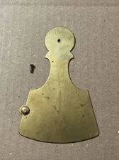 Antique Farcot French Pendulette Wall Clock Brass Back Door Access Cover Part