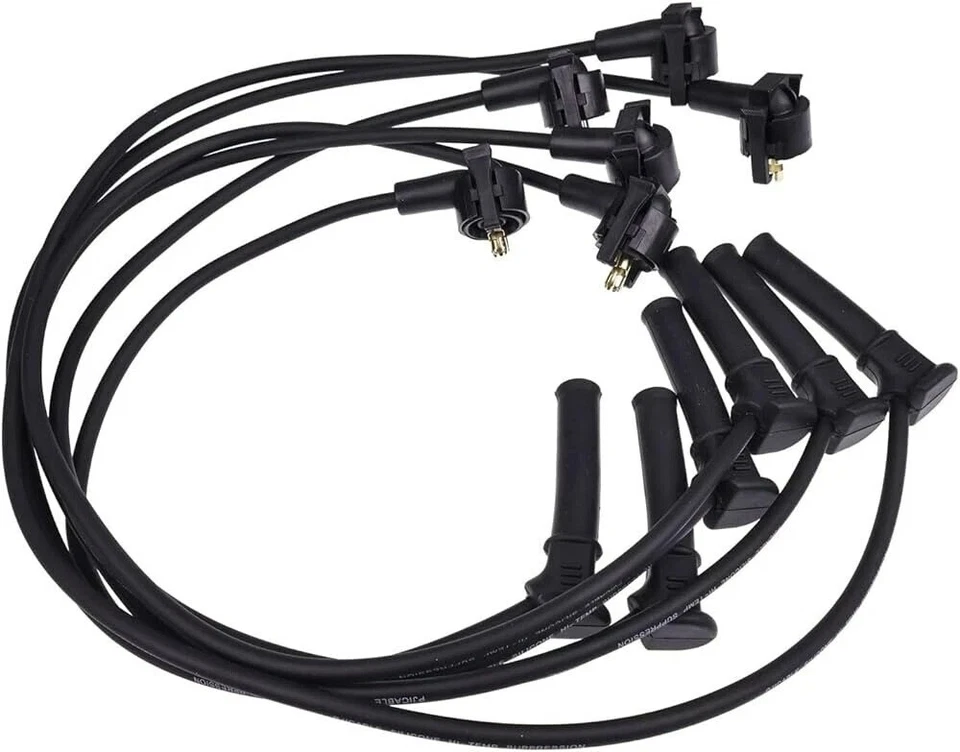 Juego de kit de cables de encendido OEM MOTORCRAFT WR6096 y 6+ bujías Motorcraft SP412 Foto 2 de 3