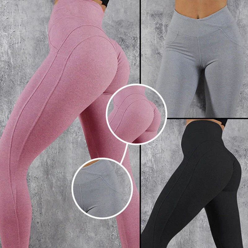 Women Seamless Leggings Gym High Waist Booty Push Up Sports Yoga