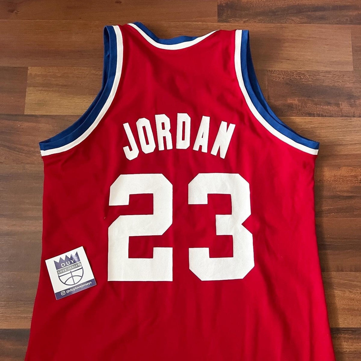 Michael Jordan NBA 1987 All Star Game Sand Knit Jersey Mens