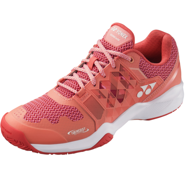 coral tennis shoes