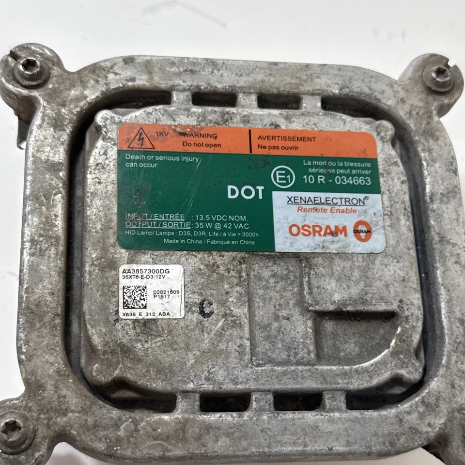 2016 FORD MUSTANG XENON HEADLIGHT BALLAST HID CONTROL UNIT MODULE OEM - Image 4 of 4