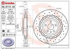 BREMBO 2x Bremsscheibe Innenbelüftet passend für Audi TT FV3 2.5 RS quattro FV9