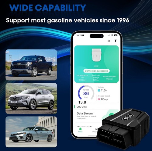 AMTIFO Bluetooth OBD2 Scanner APP for Car: Wireless Diagnostic For Android/Apple - Picture 7 of 10