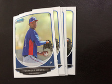2013 Bowman Chrome BCP176 Yohander Mendez 5 count lot Texas Rangers