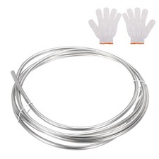 1/4" OD x 2m 316 Edelstahl Rohrspule mit Handschuhen, 0,04" Dicke f&uuml;r