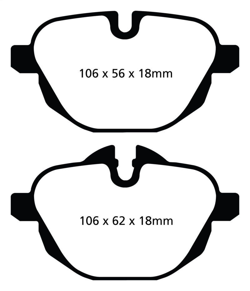 EBC Yellowstuff Rear Brake Pads DP42047R * Fits 2014+ BMW i8