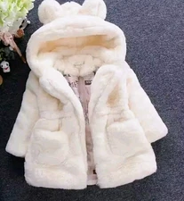Girls Warm Fleece Winter Coat