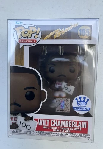 🔥Funko Pop! Basketball: Wilt Chamberlain #165 Warriors 100 NBA With Protector