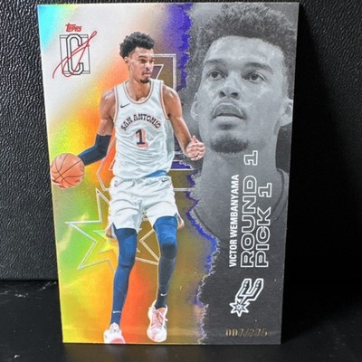 Topps Signature Class Victor Wembanyama SpursRound 1 Pick 1 #55  /275 gold