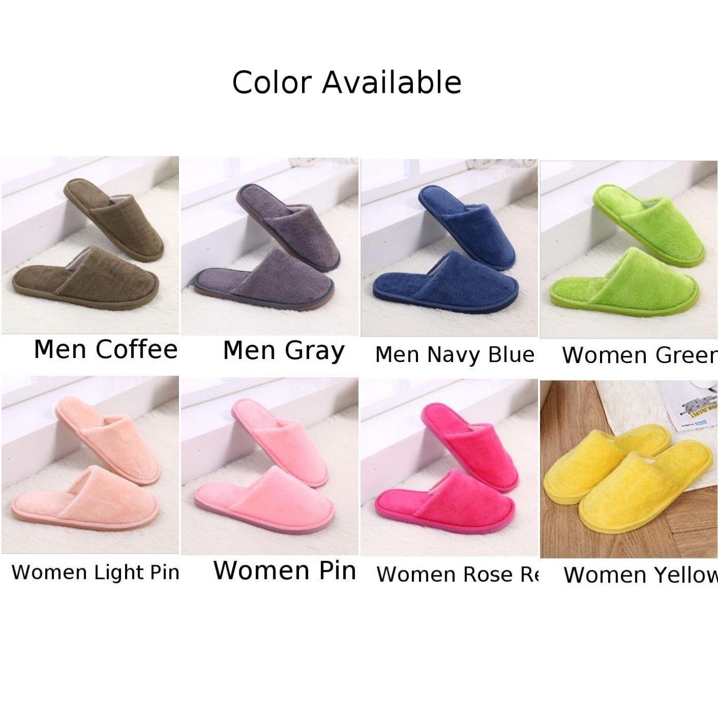 APL Pantofole fisse slip on punta tonda tempo libero antiscivolo invernali scivoli