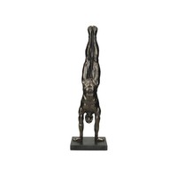 Engelnburg Hochwertige Dekofigur Skulptur Figur Ornamentfigur Polyresin Schwarz