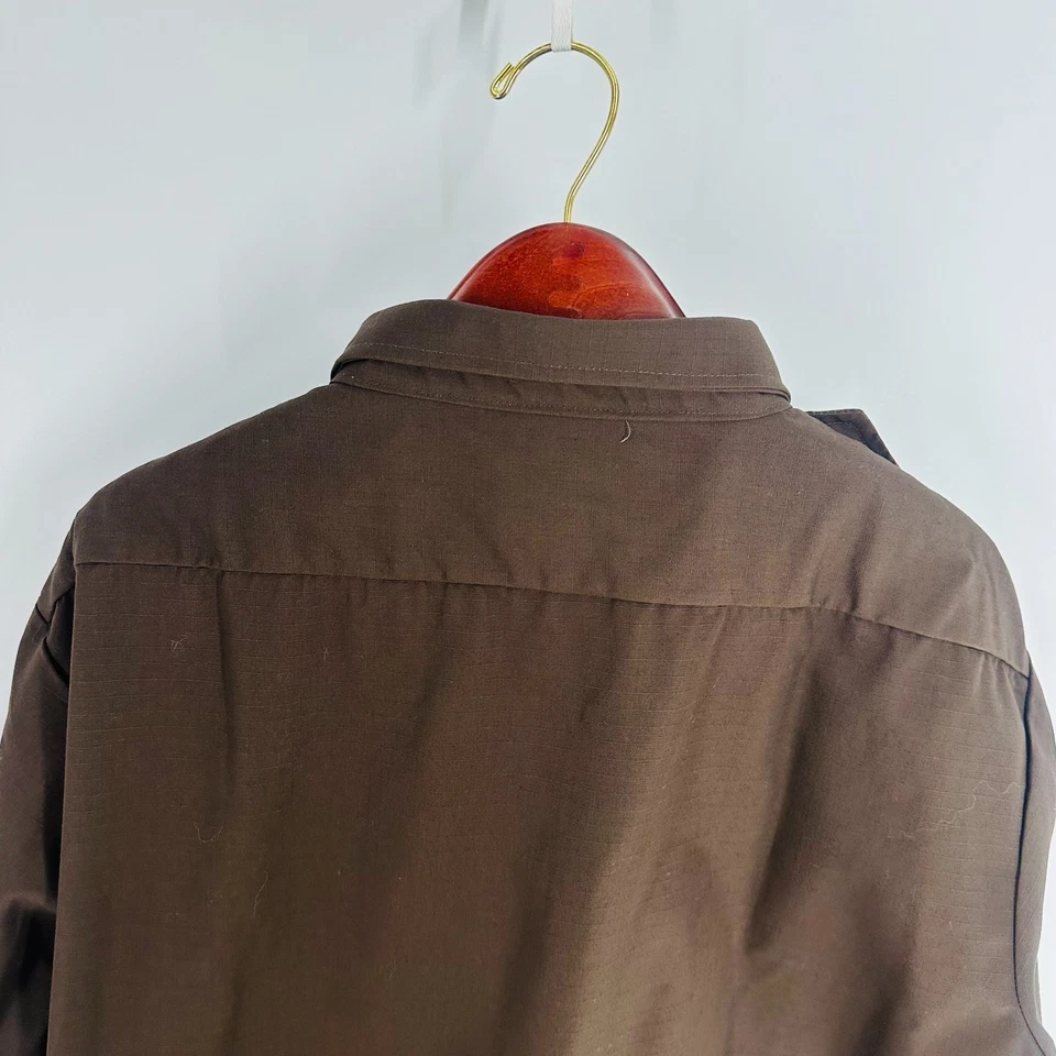 Uniforme de trabajo de seguridad pública Propper manga larga camisa táctica marrón talla 2XL Foto 4 de 4