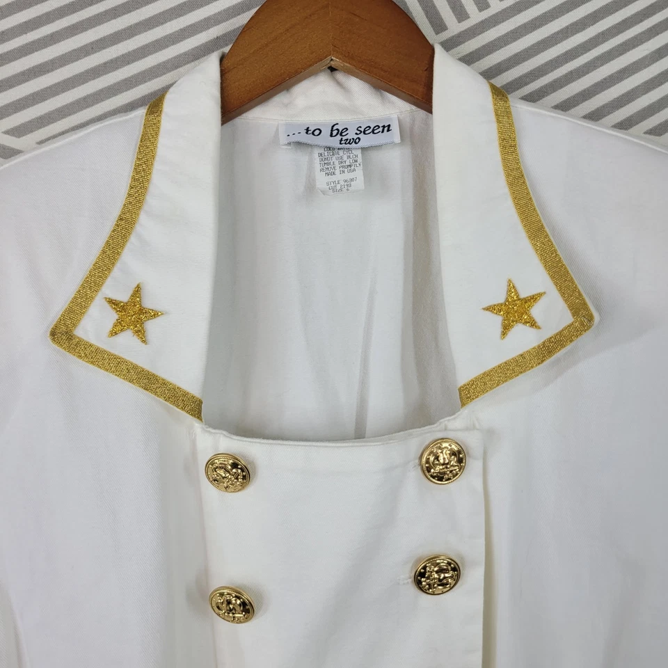 Mameluco Marinero Vintage Años 80 Azul Marino Talla 4 6 Traje Náutico Preppy Disfraz Dorado  Foto 3 de 4