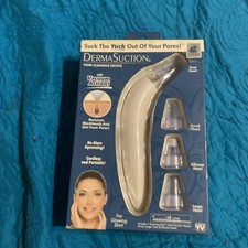 New Dermasuction Bulbhead Blackhead and Pore Cleaning Tool Device Vacuum