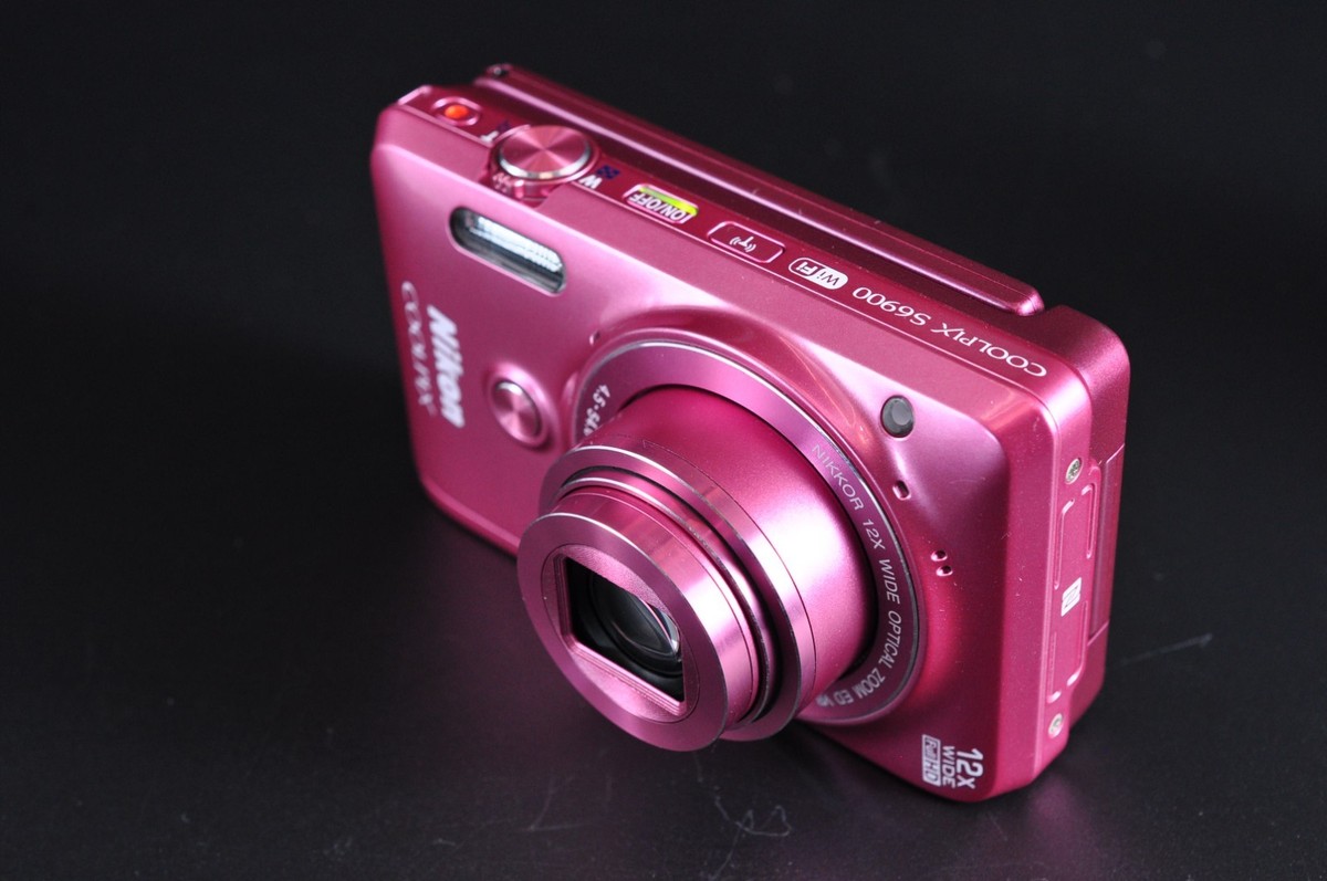 1-Yr Warranty] Nikon COOLPIX S6900 pink 16.0MP 12x Zoom Digital