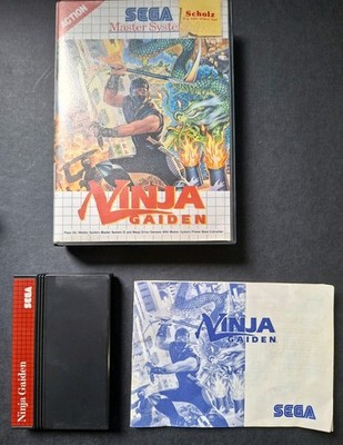 Sega Master System Spiel, Ninja Gaiden, Mit OVP und Anleitung !